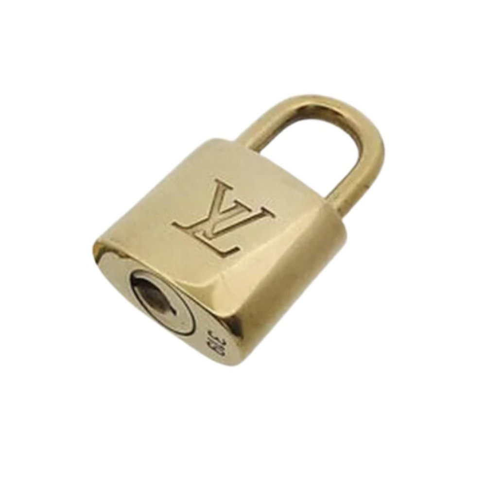$299 Authentic Louis Vuitton Padlock, no key included, *does come w/gold chain*